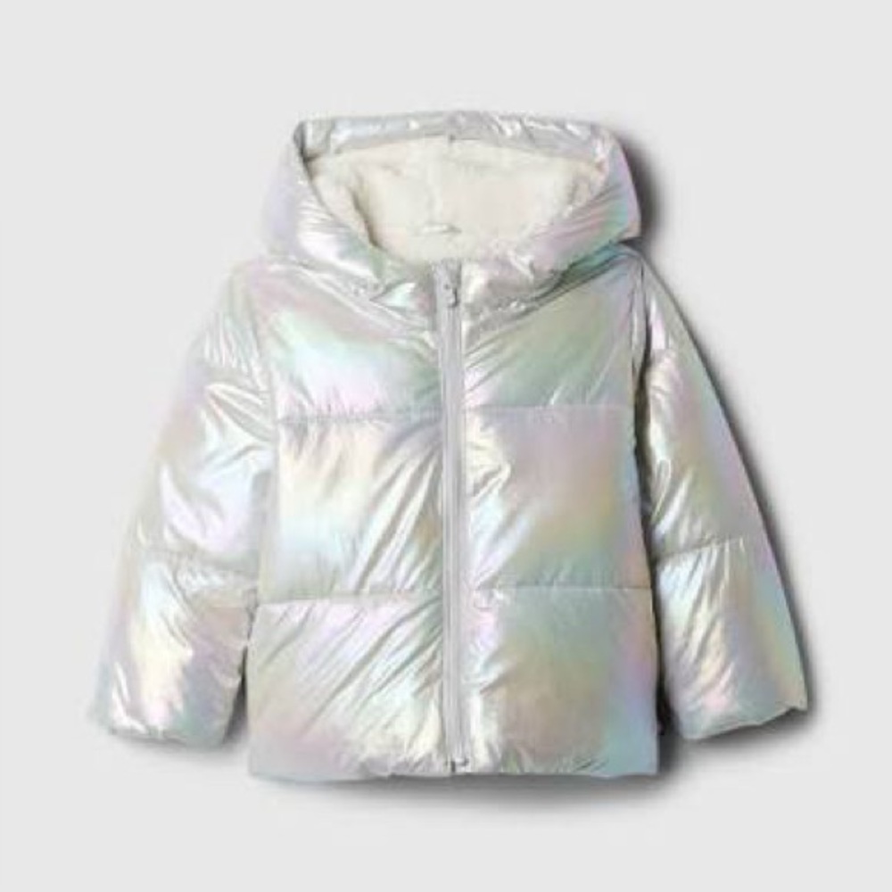 BabyGap ColdControl Max Shine Sherpa Puffer Jacket - 4T - NWT